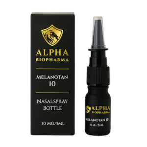 Melanotan Neusspray van Alpha BioPharma voorkant