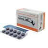 Doosje Cenforce 200 mg met striptabletten voor erectiestoornissen.