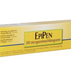 Doosje van een Epipen 300 microgram