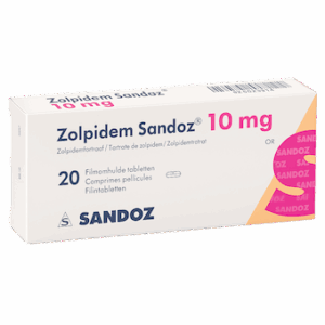Zolpidem 10 mg van Sandoz