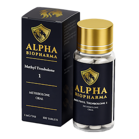 Methyl Trenbolone van Alpha BioPharma voorkant links