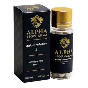 Methyl Trenbolone van Alpha BioPharma voorkant rechts