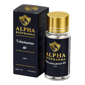 Telmisartan van Alpha BioPharma voorkant links