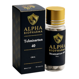 Telmisartan van Alpha BioPharma voorkant rechts