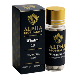 Winstrol van Alpha BioPharma rechter voorkant
